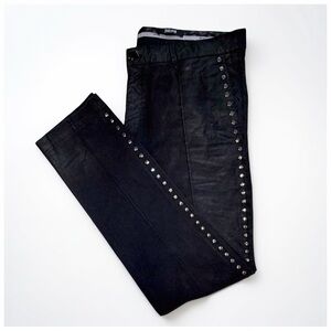 Just Cavalli Black Studded Jeans | 38 | Made in Italy | Designer Pants